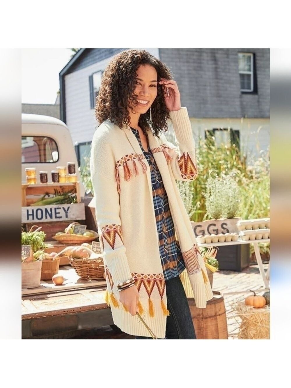 Matilda Jane Kimono Sweater Extra Large Aztec
